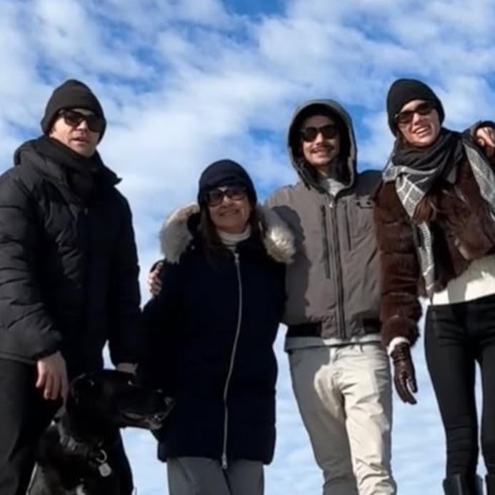 Vampire Diaries Paul Wesley (43) meets soon to be mother in law (49) for first time with model fiancee (25).