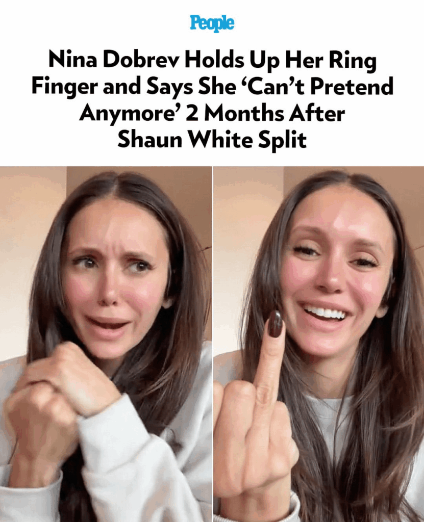 Nina Dobrev has fans speculating once again over her breakup.
