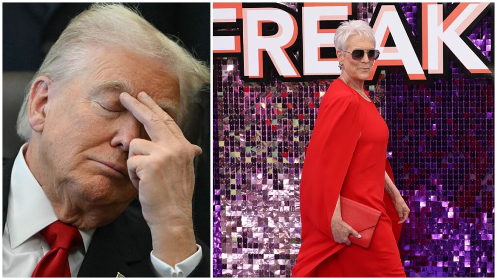 Jamie Lee Curtis Literally Cries About Donald Trump Jamie Lee Curtis Literally Cries About Donald Trump