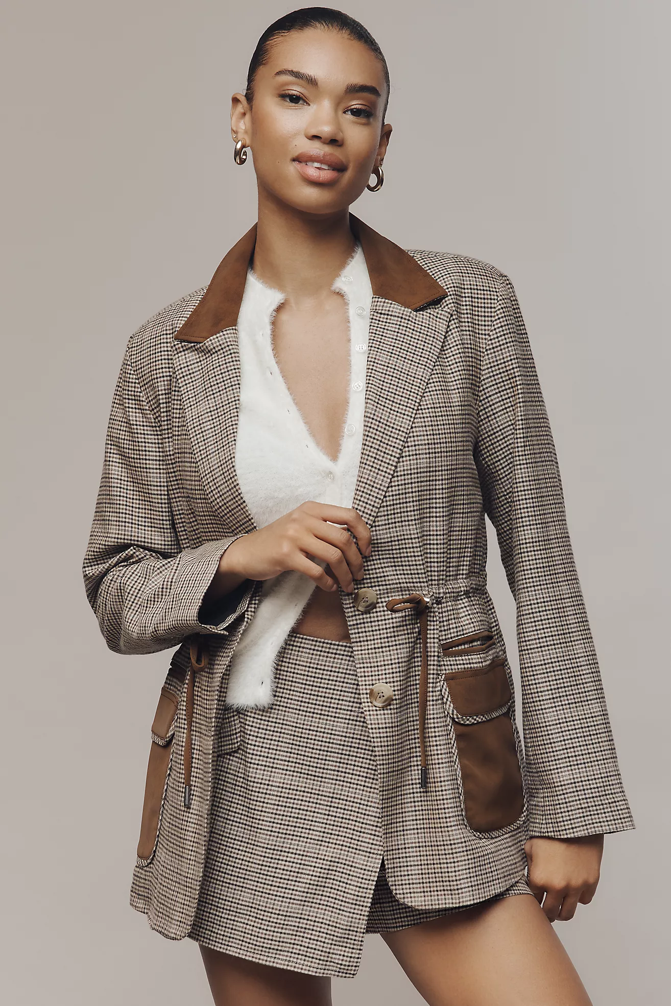 Maeve Cinch-Waist Blazer