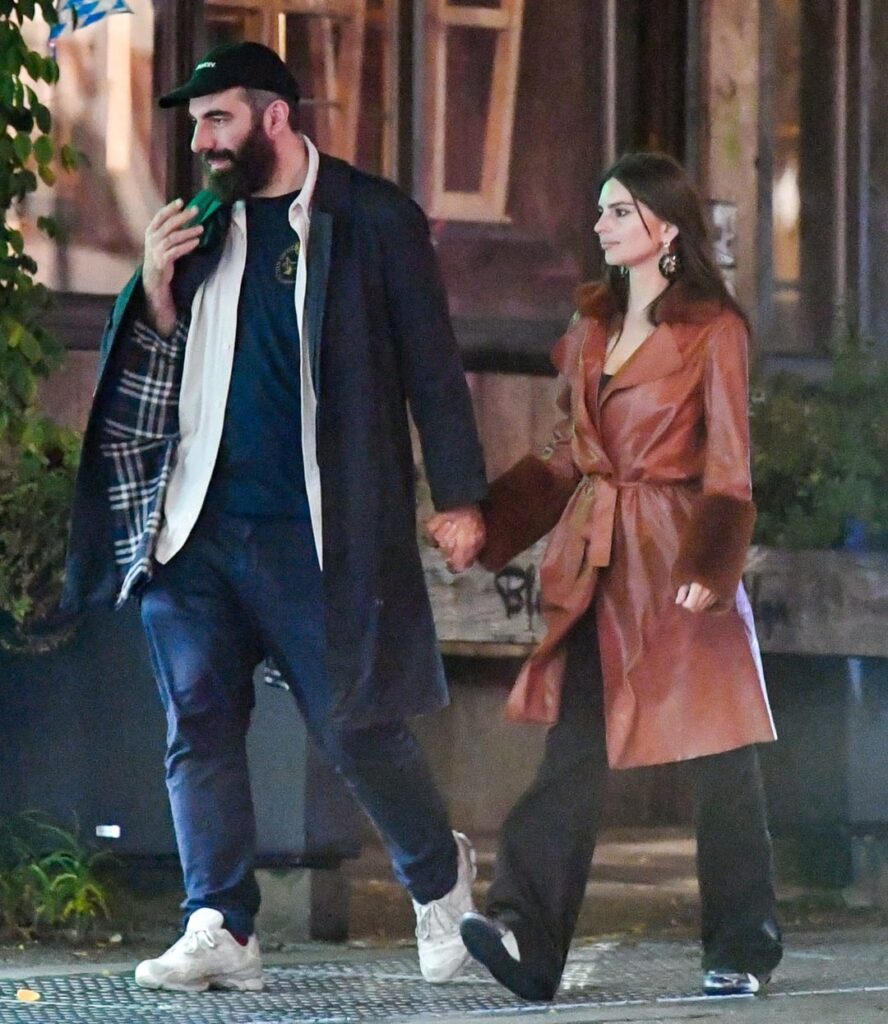 Emily Ratajkowski (34) goes public with Romain Gavras (44), a French director who previously dated Dua Lipa and Rita Ora (November 9, 2025)