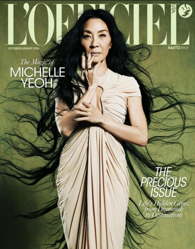 Michelle Yeoh for L’Officiel, December 2025