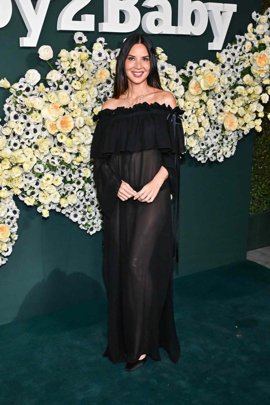 Olivia Munn at the Nov 8 2025 Baby2Baby Gala in West Hollywood.