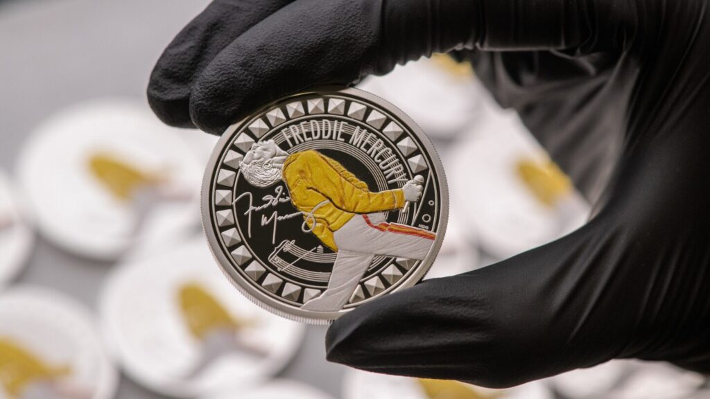 Queen’s Freddie Mercury honored with Royal Mint coin Queen's Freddie Mercury honored with Royal Mint coin