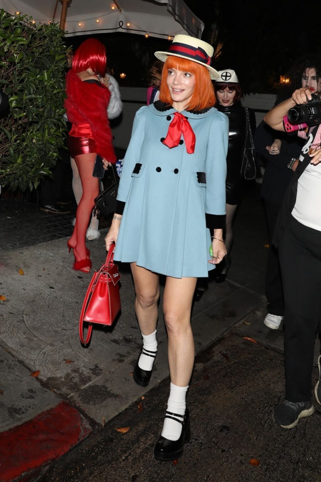 Lily Allen has worn a ‘Madeline’ costume (from the children’s book series) on Halloween 2025. Madeline also happens to be the name of her new breakup song, where she sings about her ex-husband David Harbour having an affair with a woman named Madeline. Lily Allen has worn a 'Madeline' costume (from the children’s book series) on Halloween 2025. Madeline also happens to be the name of her new breakup song, where she sings about her ex-husband David Harbour having an affair with a woman named Madeline.