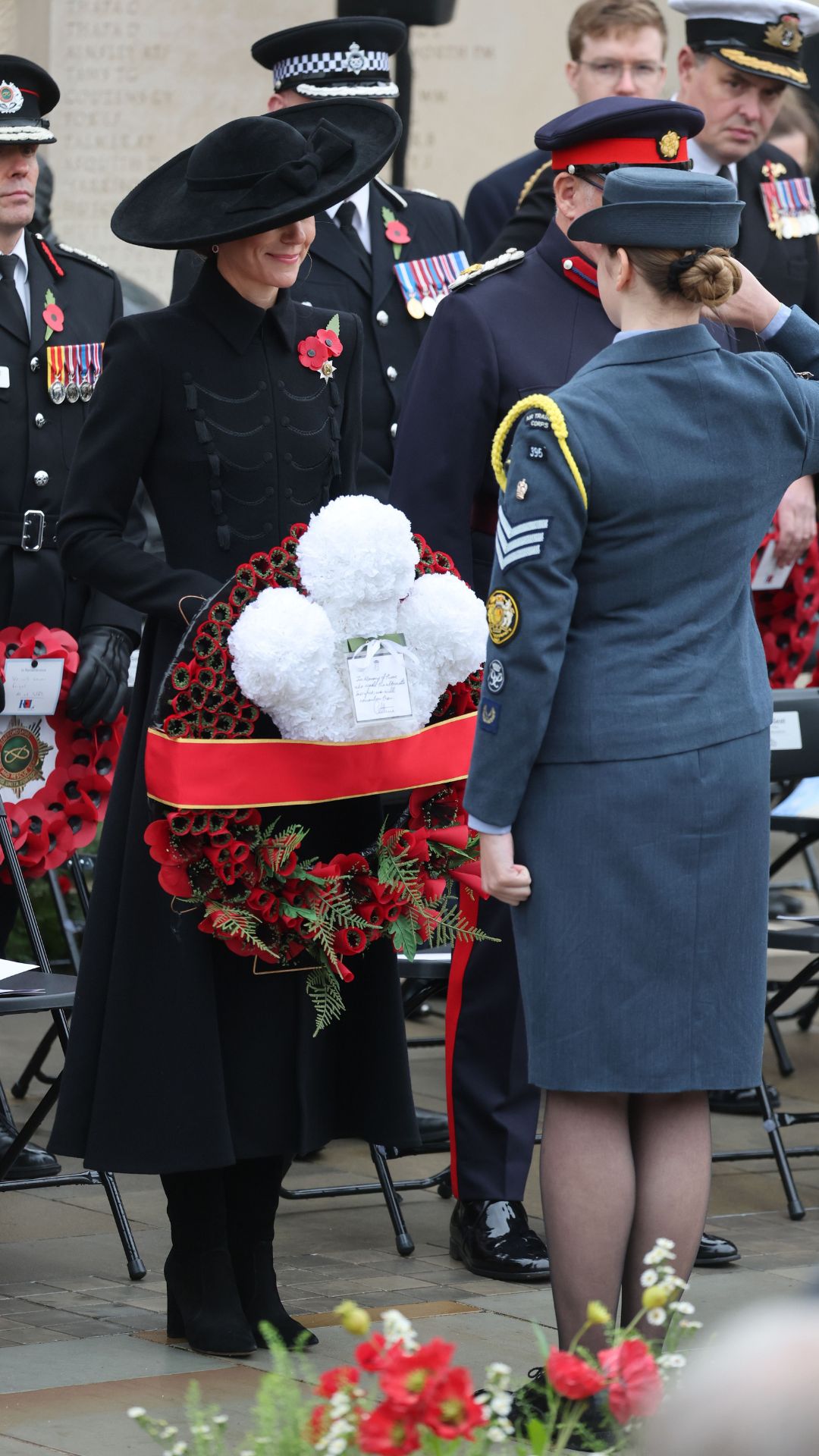 Kate Middleton at Armistice Day Service of Remembrance at the National Memorial Arboretum on 11 November 2025