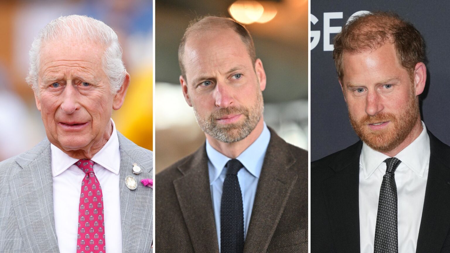 King Charles ‘deepened’ sons’ rift, claims biographer A composite of a picture of King Charles, a picture of Prince William and a picture of Prince Harry, all taken at different occasions in 2025