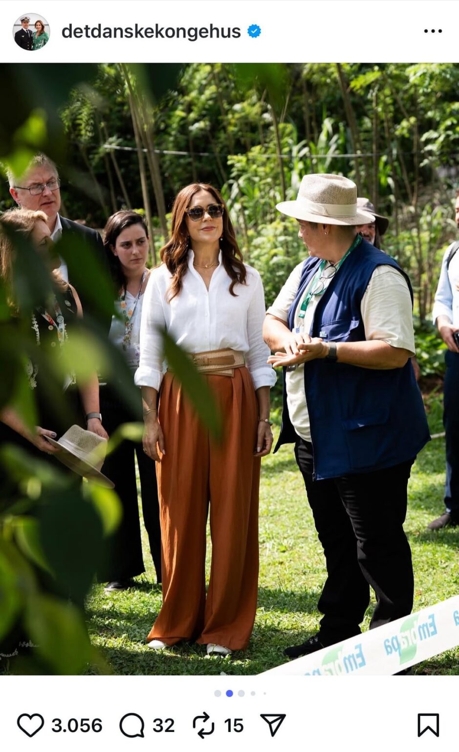 Queen Mary is chic on Brazil trip for COP30
