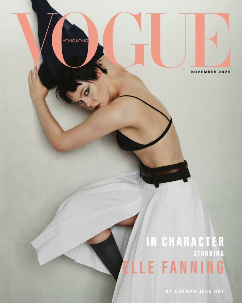 Elle Fanning photographed by Norman Jean Roy for Vogue Hong Kong – November 2025 Elle Fanning photographed by Norman Jean Roy for Vogue Hong Kong - November 2025