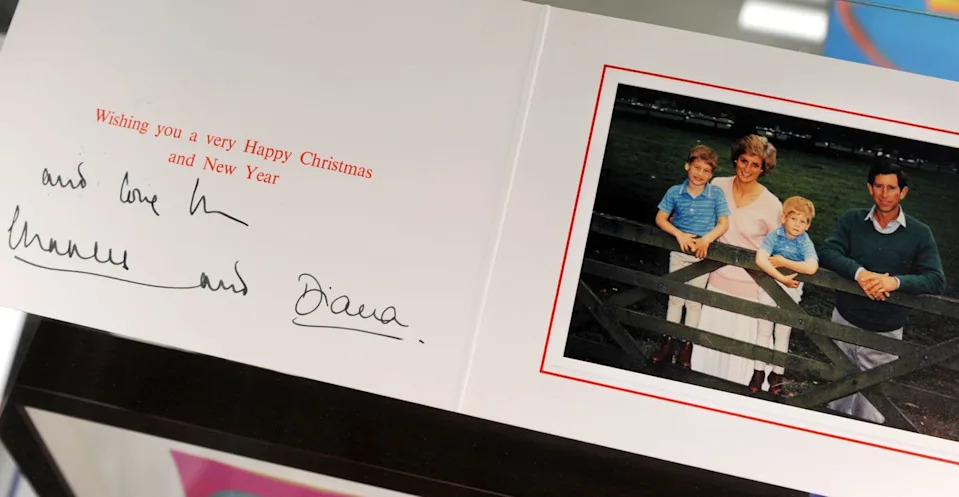 Royal family Christmas cards