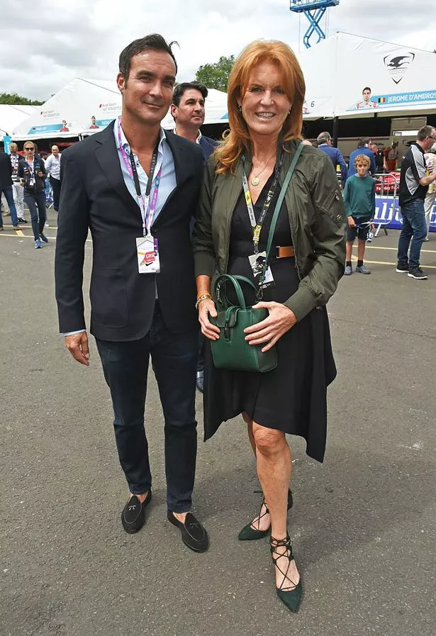 Manuel Fernandez and Sarah Ferguson in 2016