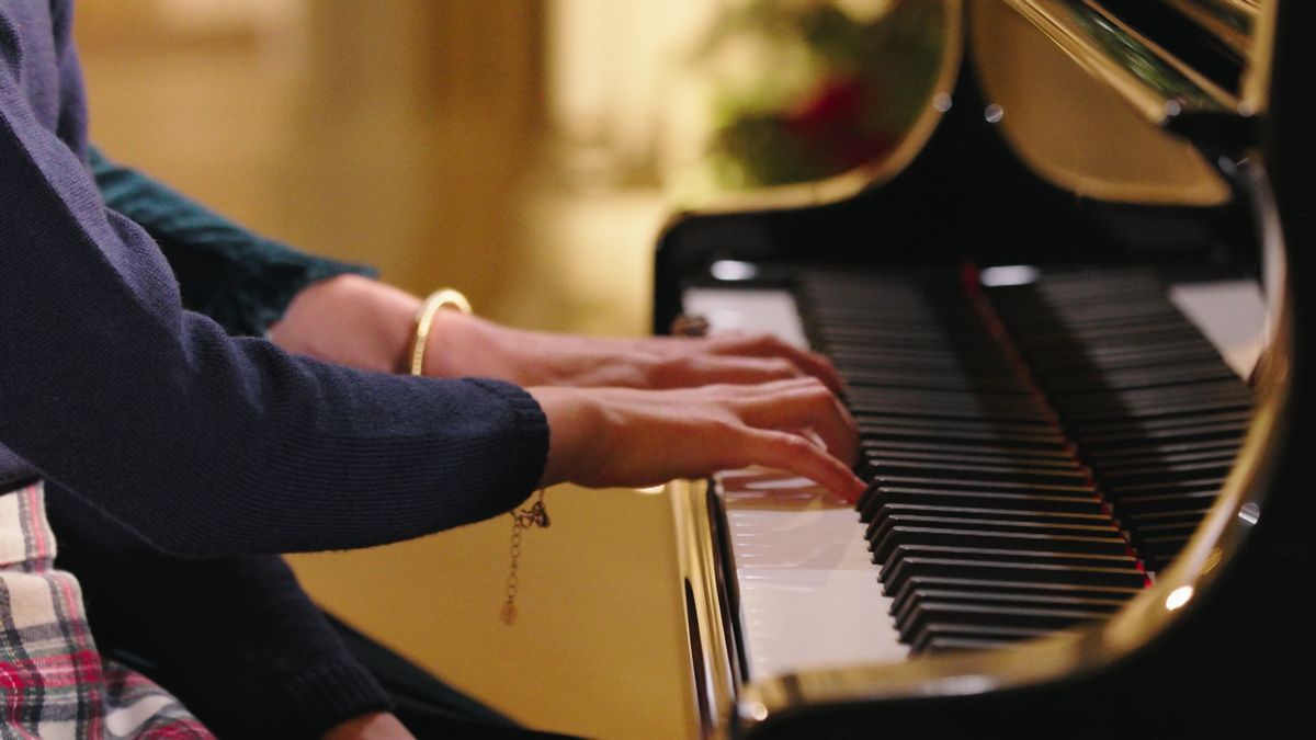 Kate and Charlotte played a duet together