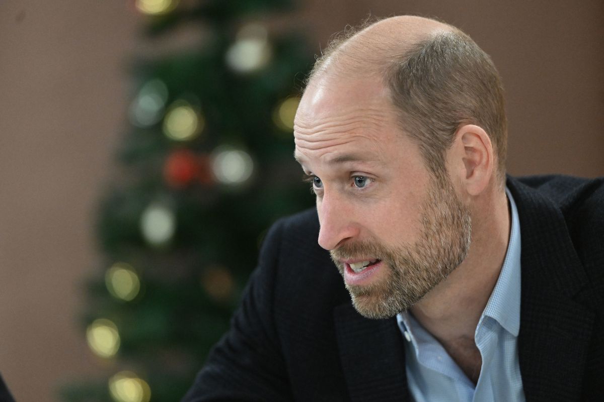 The Prince of Wales during his visit to the new Centrepoint offices in east London to mark his 20th anniversary as Patron of the charity
