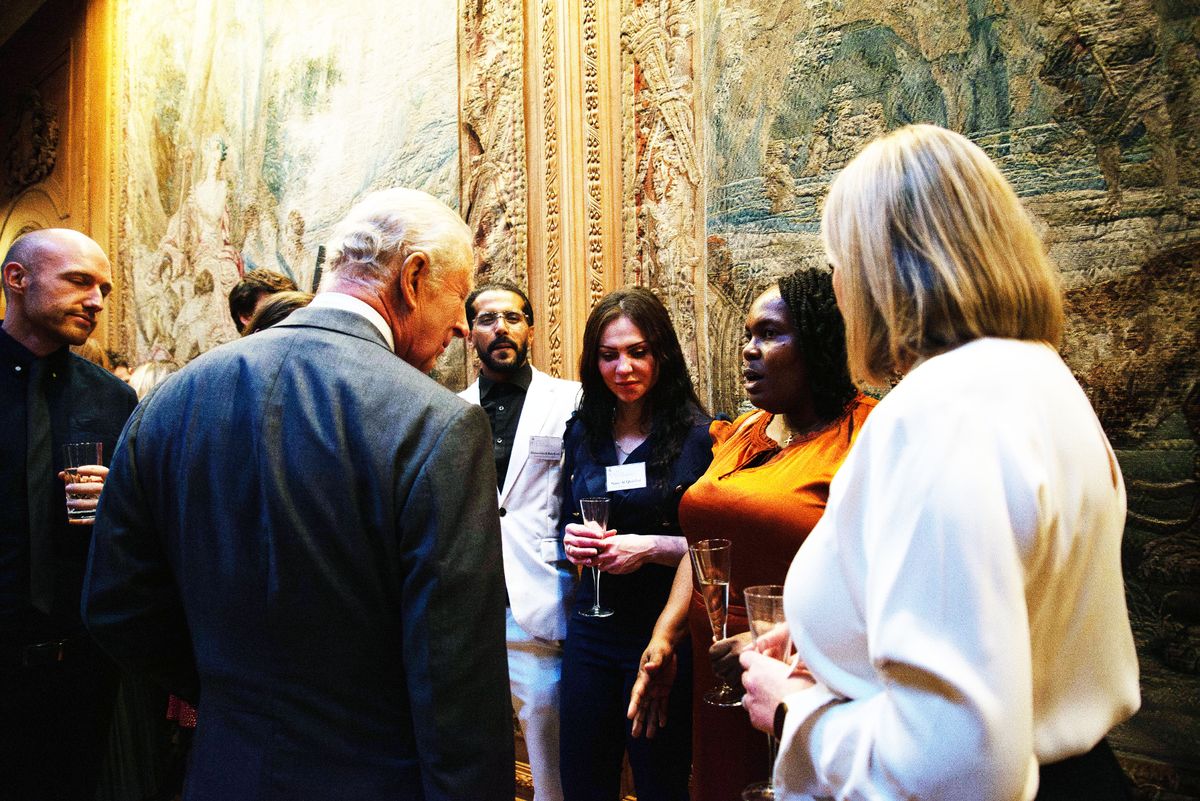 Tanisha meets the King as she officially graduates from the culinary course at Dumfries House