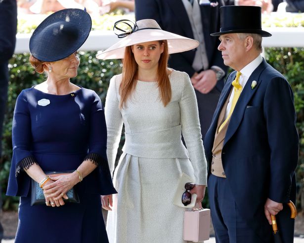 Andrew and Fergie with Princess Beatrice