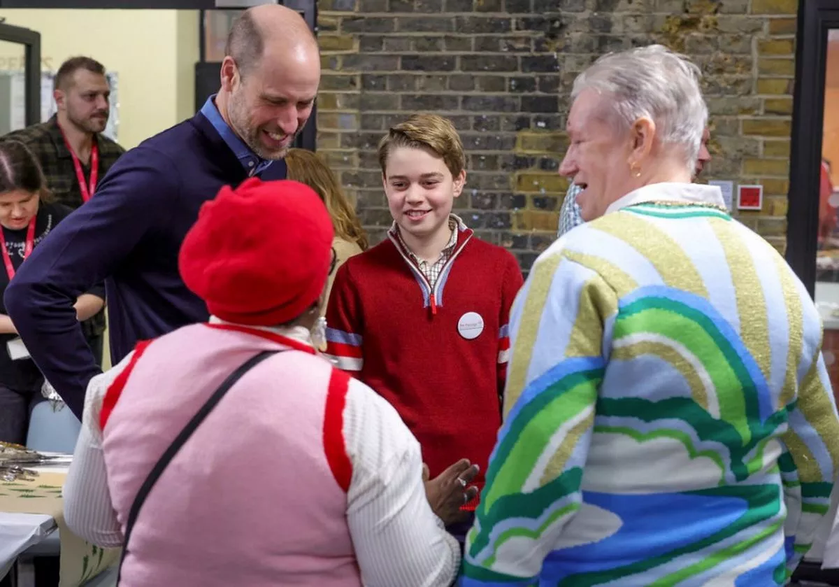 George and William together at The Passage earlier this month