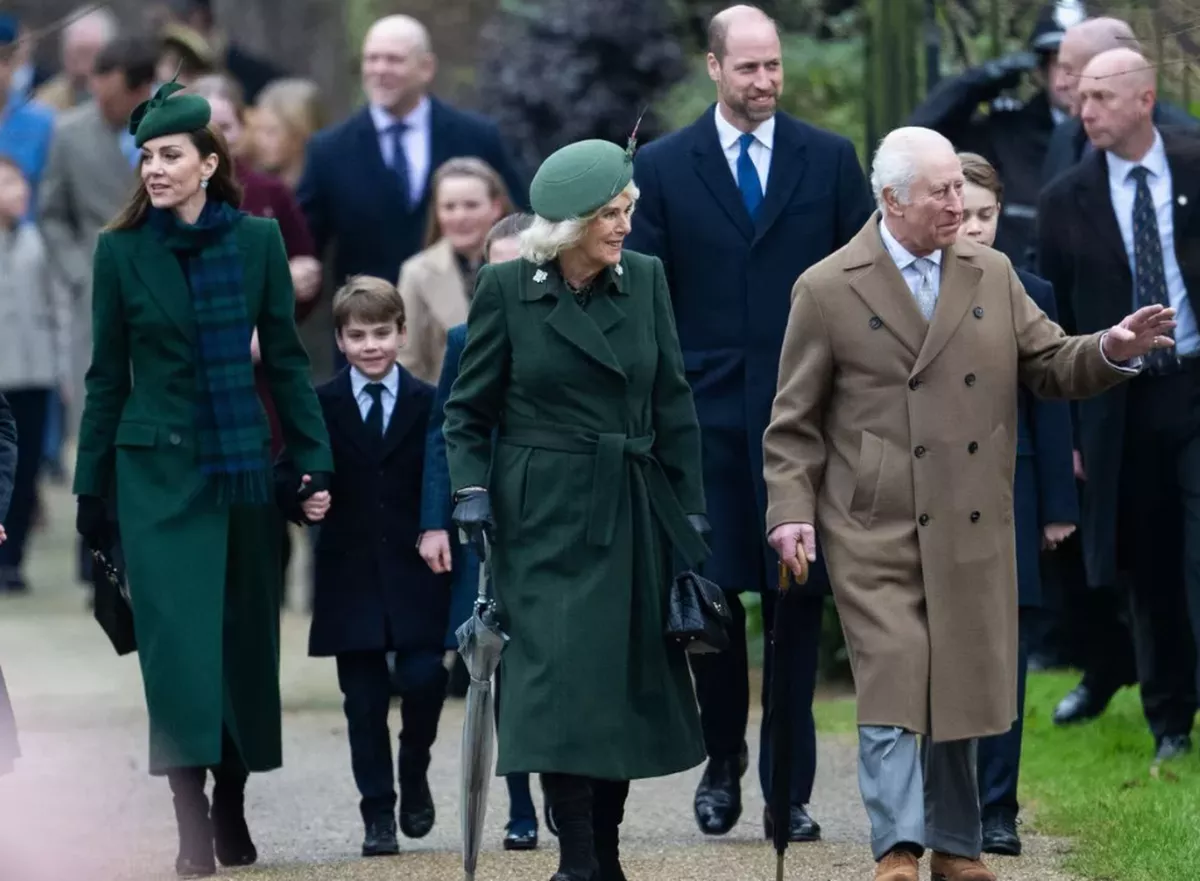 The Firm attend the Christmas church service every year