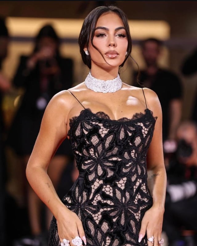 Georgina Rodríguez attended the 82nd Venice International Film Festival on August 31, 2025, in Venice, Italy.