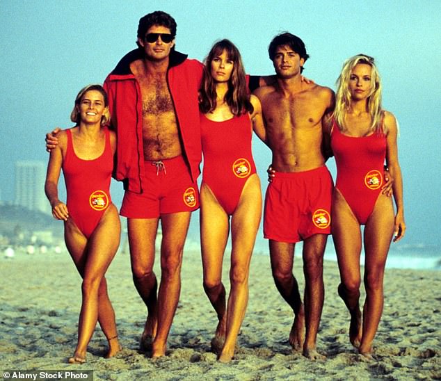 Her character Gina Pomeroy carried over into the series ¿ but Gina didn¿t, with producers recasting the role while David Hasselhoff, Parker Stevenson and Erika Eleniak all survived the jump to primetime; (Nicole Eggert, David Hasselhoff, Alexandra Paul, David Charvet, Pamela Anderson for Season 3 in 1992)