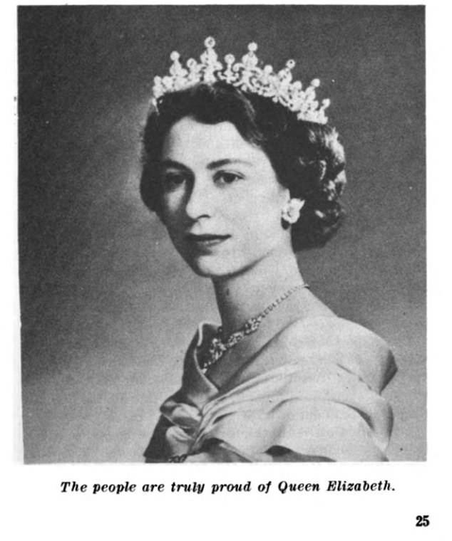British people are 'truly proud' of Queen Elizabeth, the guidebook said