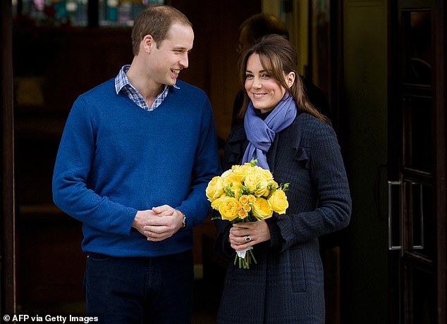 Prince William (left) and Kate Middleton (right) had to pull out of the royal festive celebrations last minute due to Kate suffering from acute pregnancy sickness. Pictured: the couple leave King Edward VII hospital where Kate had been receiving treatment in early December 2012