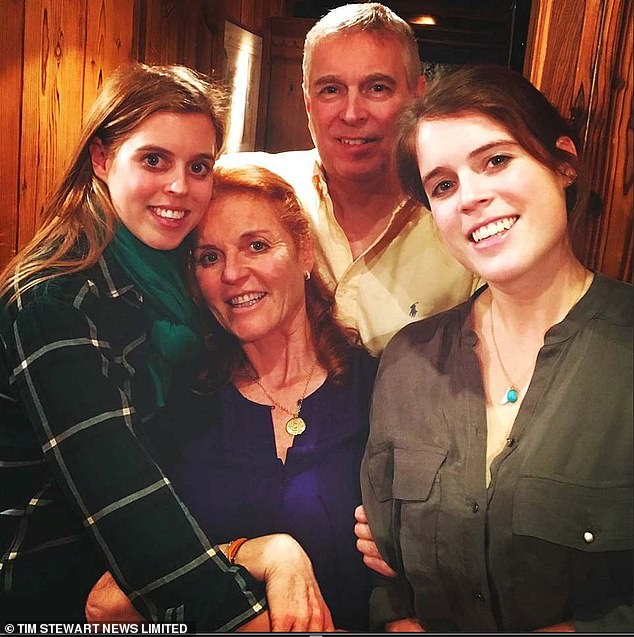 Princesses Beatrice and Eugenie (Pictured with Andrew and Sarah) are in the midst of a dilemma after being invited by King Charles to spend Christmas at his Norfolk estate this year