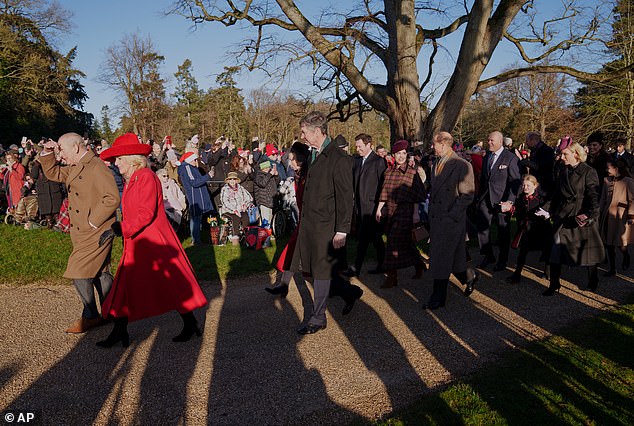 Fans were delighted to see so many members of the royal family reunited for Christmas