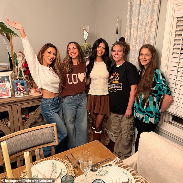 Former Selling Sunset star Chrishell Stause, who left the reality series after its ninth season, appeared to put on an approachable Christmas dinner featuring friends and family