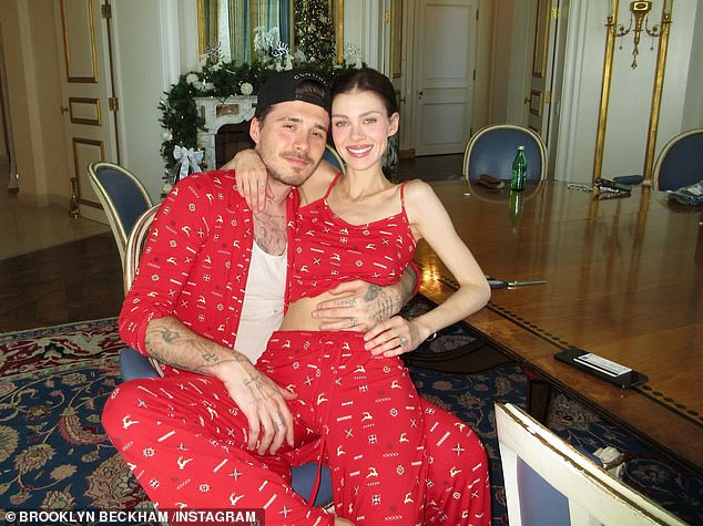 But rather than celebrating Holly's wedding with the rest of the clan, Brooklyn remained in Los Angeles after also missing his own family Christmas