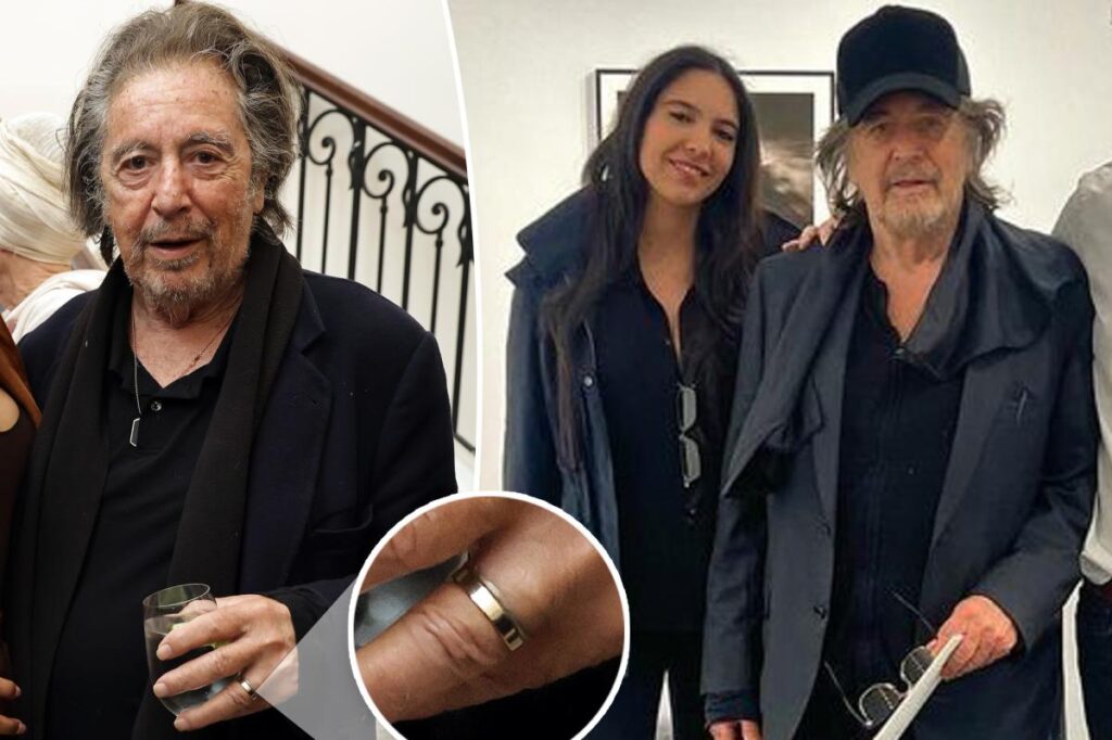 Al Pacino, 85, spotted wearing gold band on ring finger — but Hollywood legend hasn't tied the knot