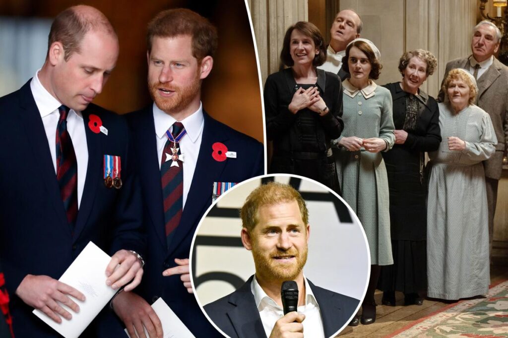 Prince Harry compares royal family life to 'Downton Abbey' -- but with way more 'drama'