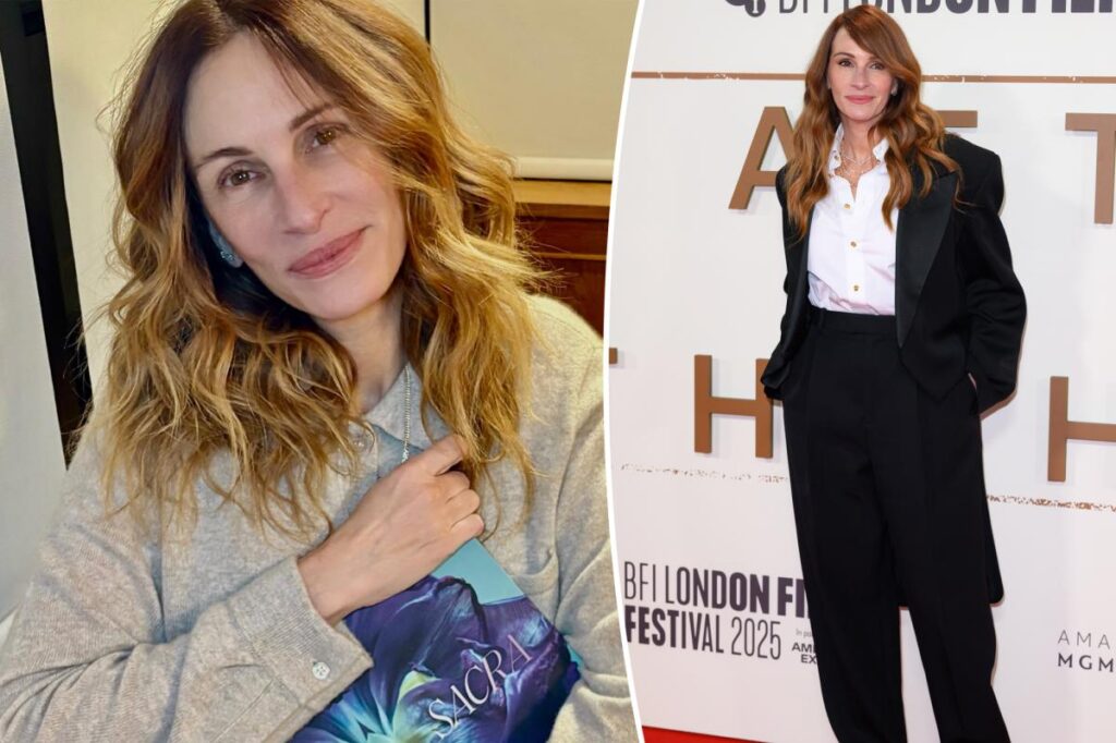 Julia Roberts looks 20 years younger in no-makeup selfie on Instagram Julia Roberts looks 20 years younger in no-makeup selfie on Instagram
