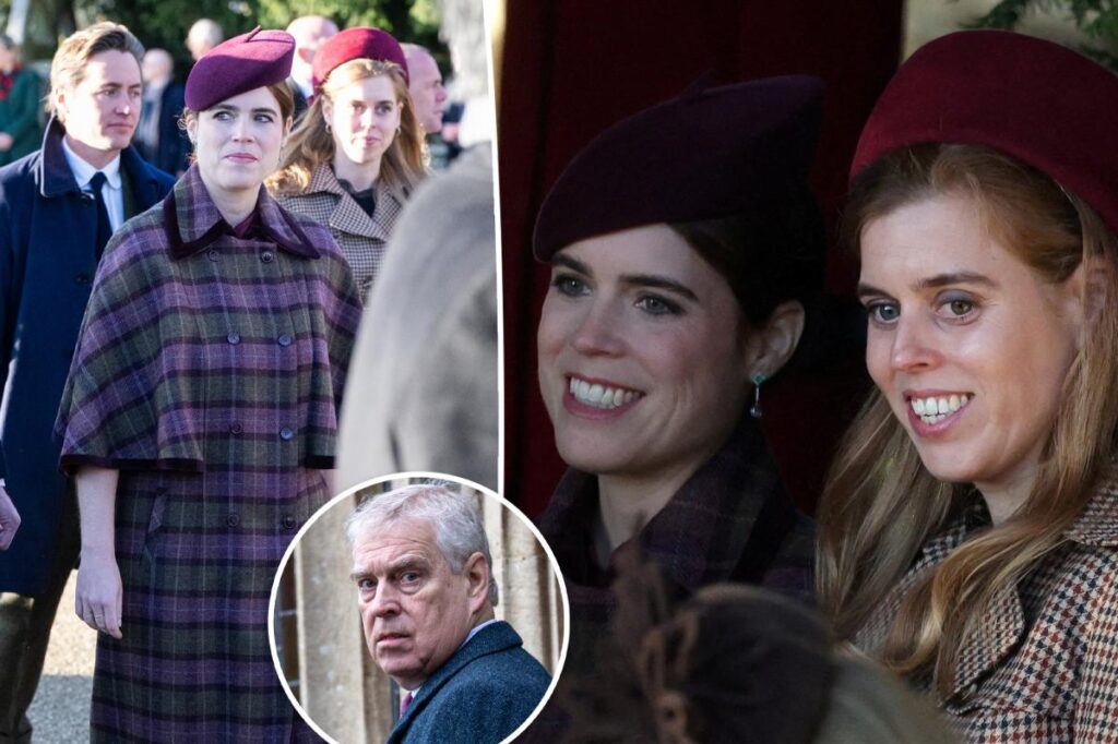 Princesses Beatrice, Eugenie join royal family for Christmas service as Andrew is shut out