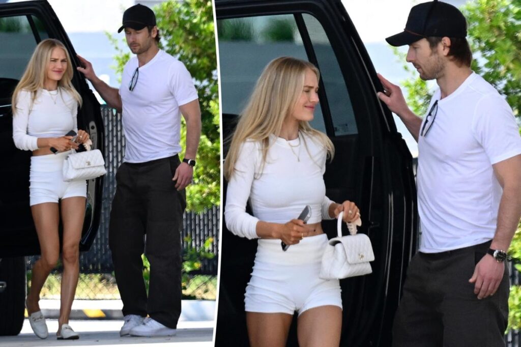 Glen Powell and Michelle Randolph jet off to Miami for the holidays Glen Powell and Michelle Randolph jet off to Miami for the holidays