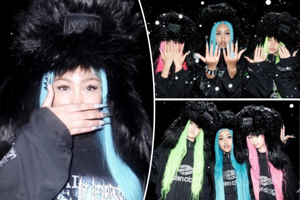 North West and friends dress as 'The Powerpuff Girls' with colorful hair in new Instagram post