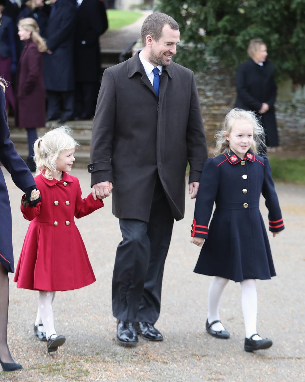 Members Of The Royal Family Attend St Mary Magdalene Church In Sandringham