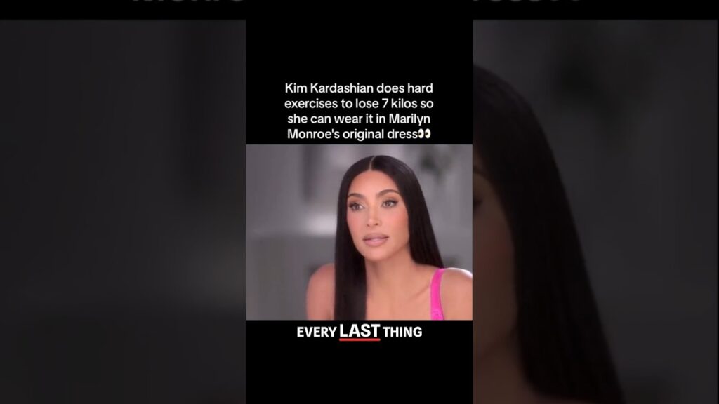 Kim Kardashian’s Extreme Workout to Fit Marilyn Monroe’s Iconic Dress 👗🔥