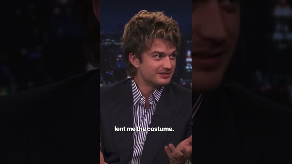 Joe Keery officiated wedding in 'Stranger Things' costume #shorts