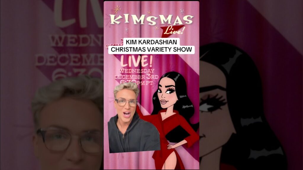 Kim Kardashian set to host Christmas Live on TikTok! #kimkardashian #kimsmas #skims #thekardashians