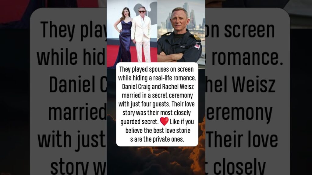 🎬 Daniel Craig & Rachel Weisz: The Secret Wedding #news #hollywood #Cinema #history
