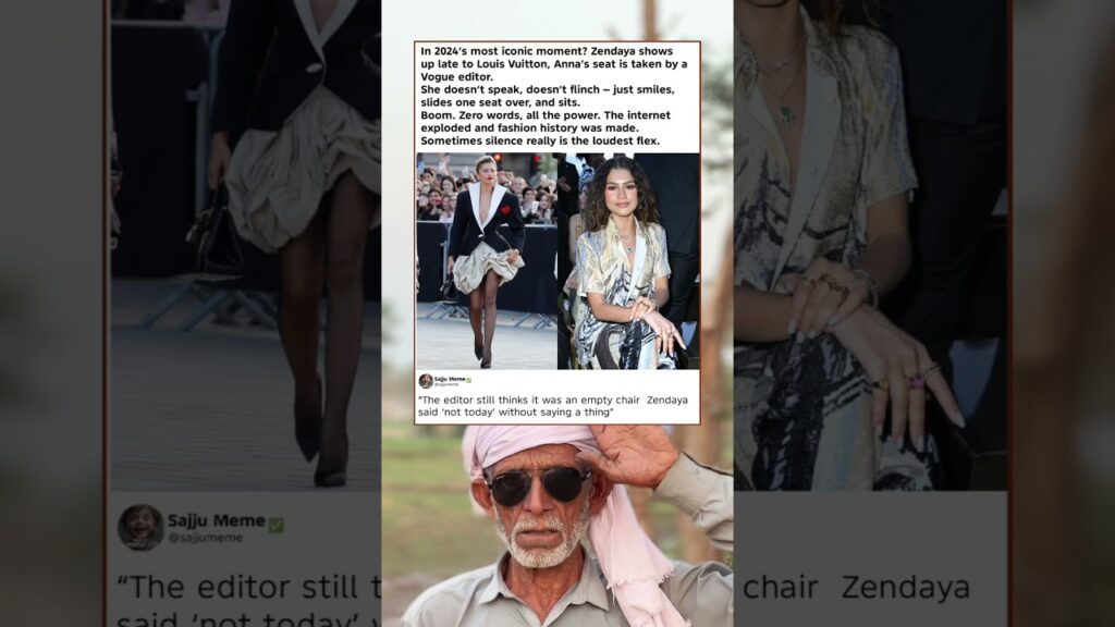 Zendaya's Silent Power Move at LV Left Anna Wintour Speechless 🔥 #Shorts