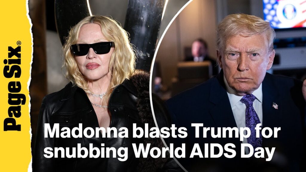 Madonna blasts Donald Trump for not acknowledging World AIDS Day Madonna blasts Donald Trump for not acknowledging World AIDS Day