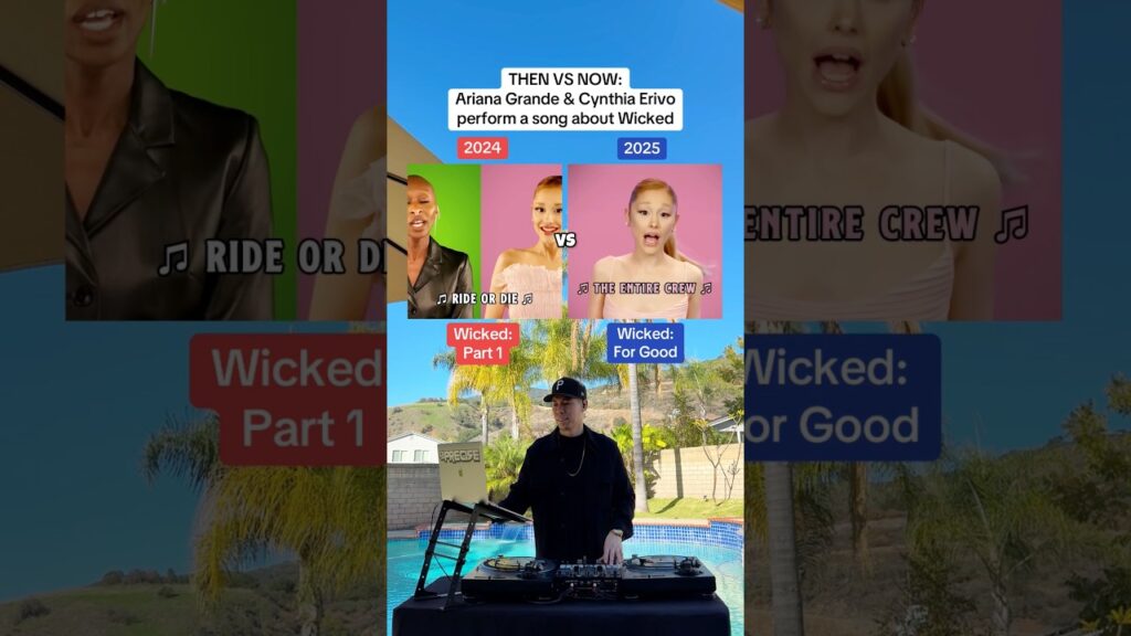 Then vs Now: Ariana Grande & Cynthia Erivo perform a song about Wicked 2 (For Good)