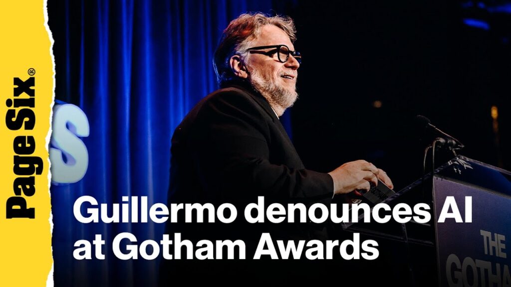 Guillermo del Toro denounces AI as he accepts Vanguard Tribute at Gotham Awards