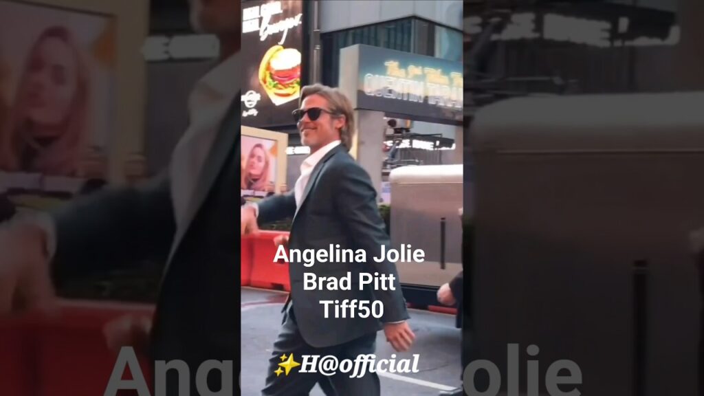 Angelina Jolie And Brad Pitt At Tiff50 What???💘#bradpitt #angelina #jolie #shortsviral #shorts