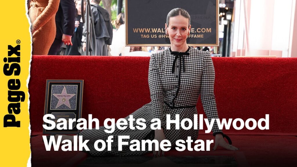 Sarah Paulson honored with star on Hollywood Walk of Fame Sarah Paulson honored with star on Hollywood Walk of Fame