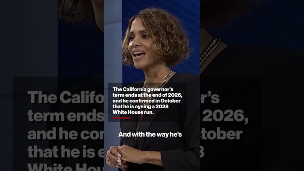 Halle Berry bashes Gov. Gavin Newsom at NYT summit just before he takes stage #shorts
