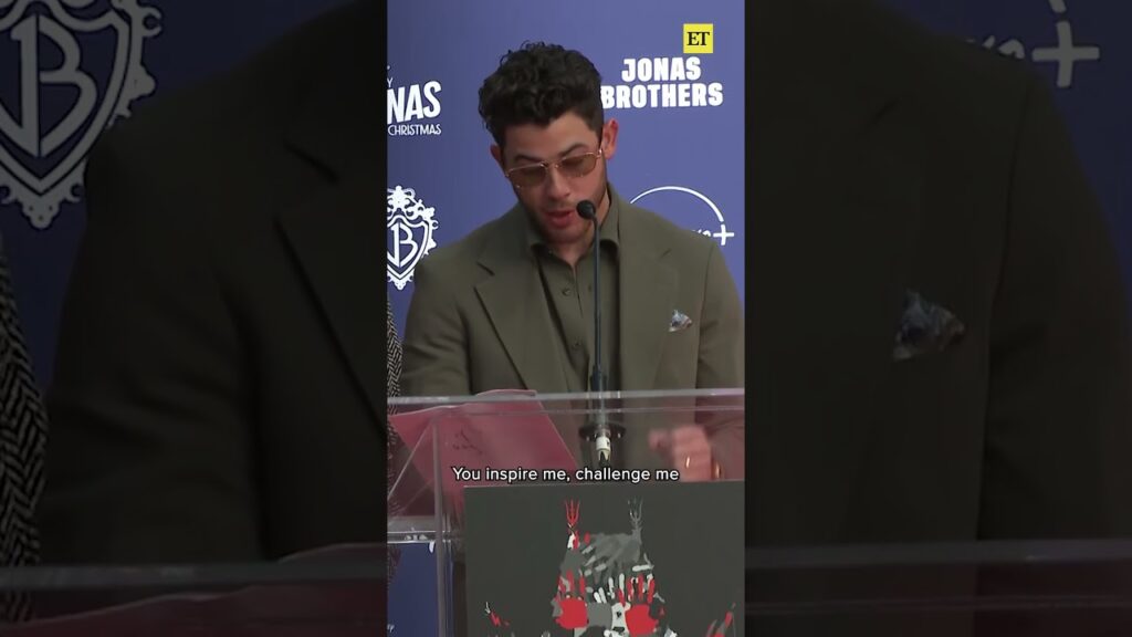 Nick Jonas Shouts Out Priyanka Chopra in His Speech #nickjonas #jonasbrothers #priyankachopra