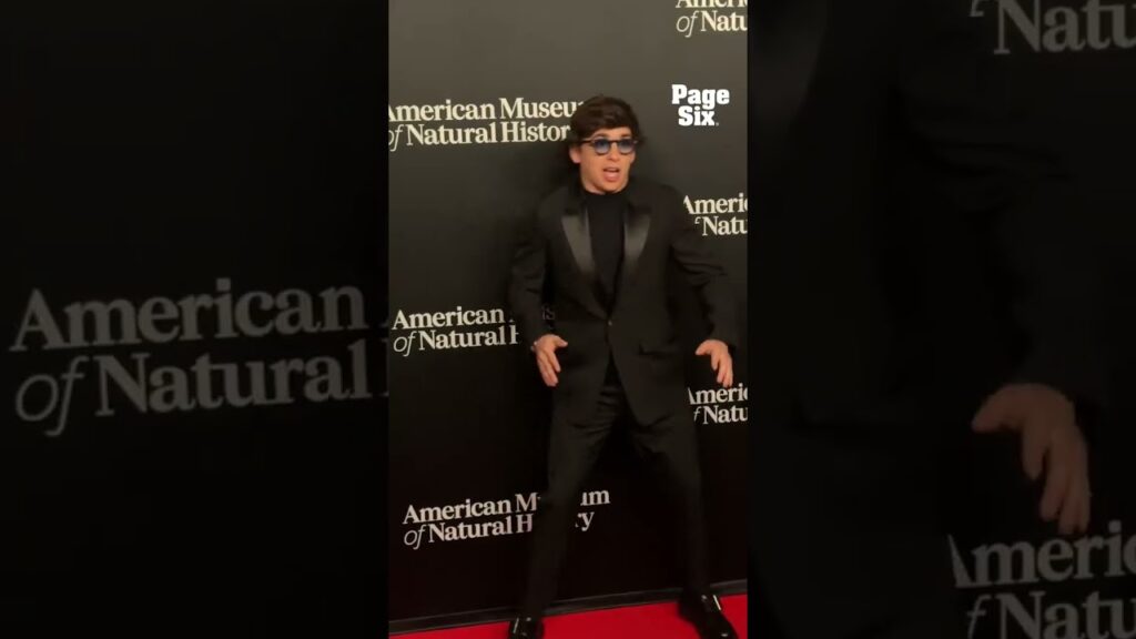 "SNL" star Marcello Hernández dodging cameras on The Museum Gala red carpet at AMNH in NYC 😂 #shorts