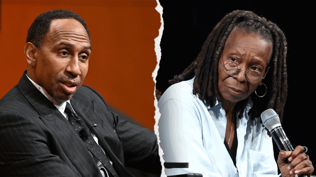 Stephen A. Smith clashes with Whoopi Goldberg over Democratic Party strategy Stephen A. Smith clashes with Whoopi Goldberg over Democratic Party strategy